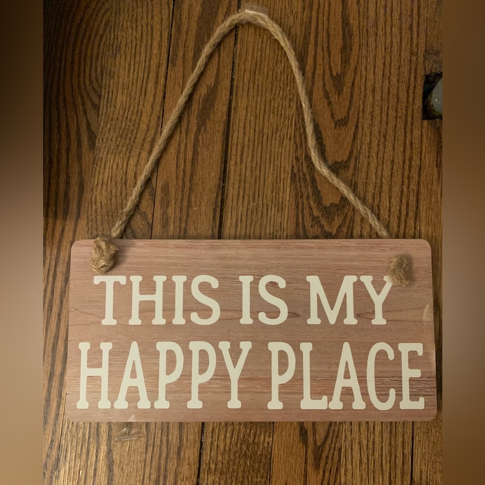“This is my Happy Place” Decor Sign